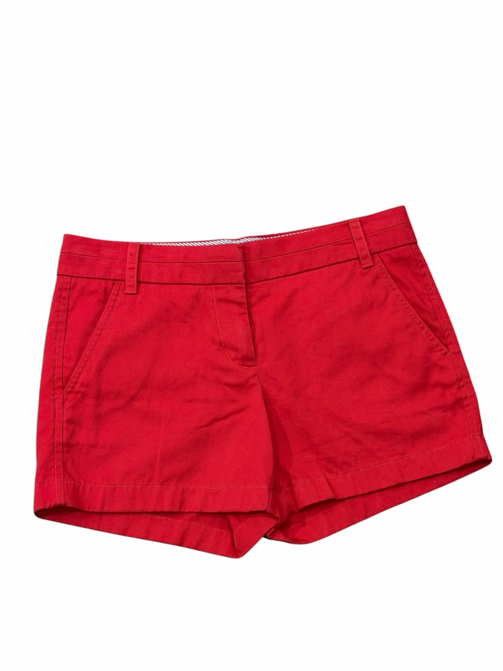 J. Crew Chino Red Size 2 shorts 3.5” Inseam Cotton B4